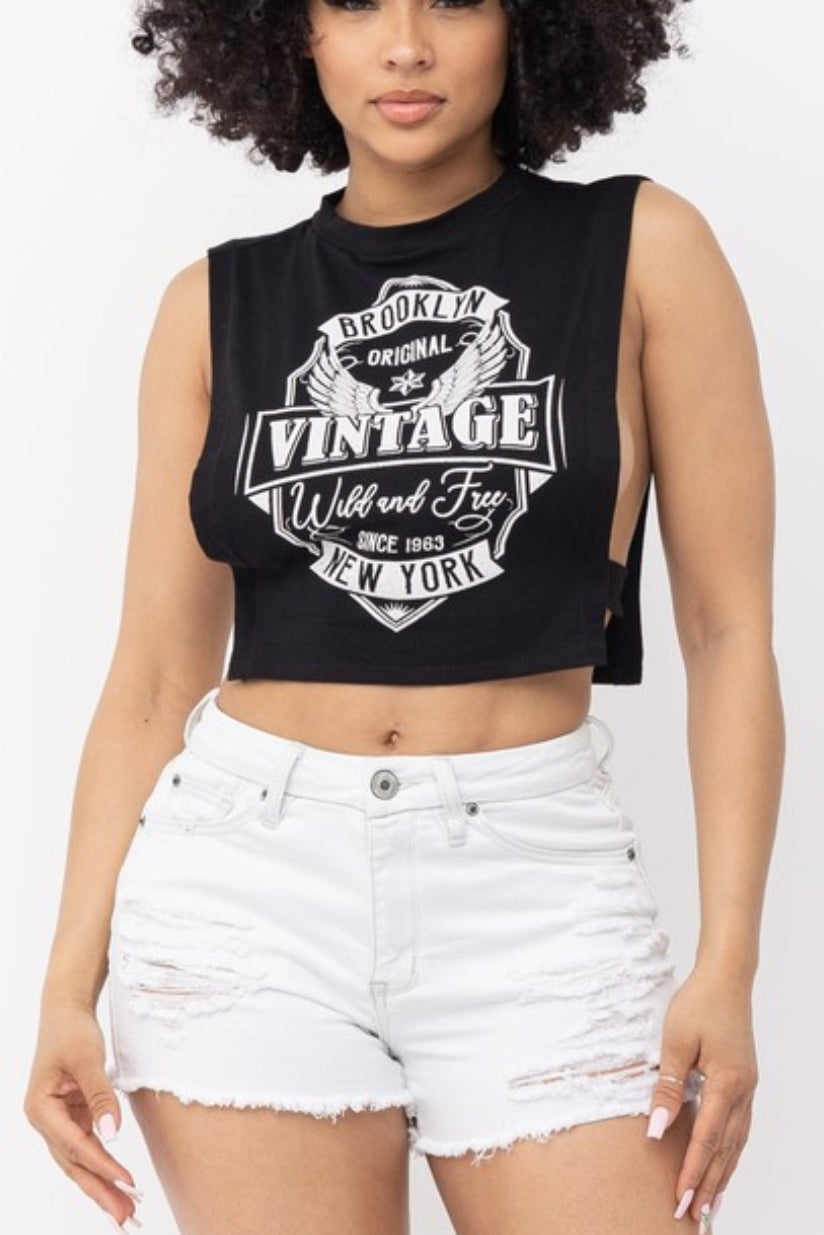 Vintage Crop Tank