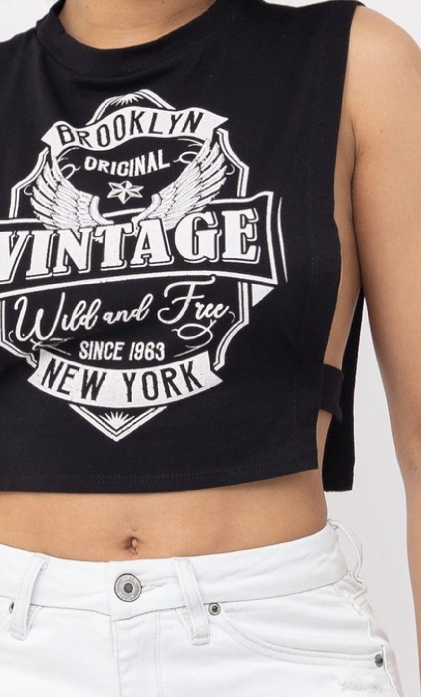 Vintage Crop Tank